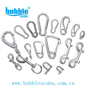 包邮 潜水316不锈钢勾扣 满200 BCD挂扣 登山扣 潜伴扣