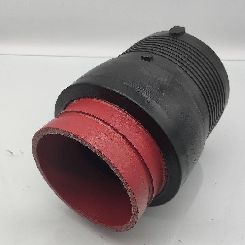 厂家直销pe钢丝网复合管电熔沟槽直接消防钢塑转换接头钢卡活接头