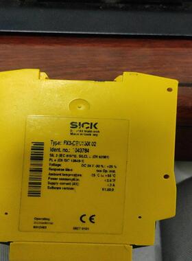sick安全继电器cpu，fx3-cpu130002，104