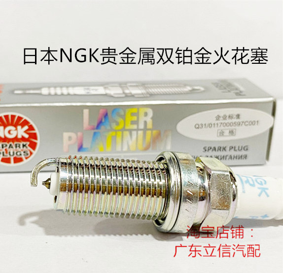 雪铁龙C4L C3XR C2 爱丽舍1.6L世嘉1.8L 2.0L适用NGK双铂金火花塞