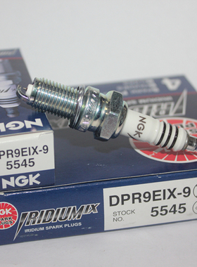 川崎ZR-7 750适用NGK九度铱金火花塞DPR9EIX-9对应DPR9EA-9 DR9EA