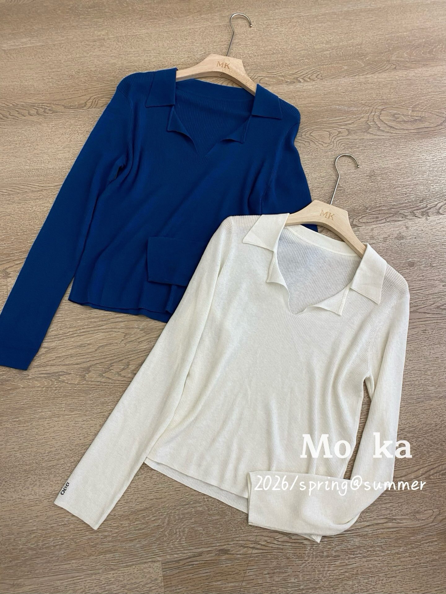 2026早春新款翻领针织衫女修身显瘦百搭打底毛衣气质高级感上衣