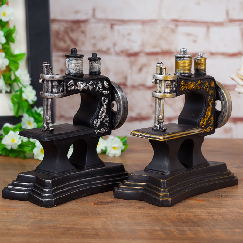 美式乡村咖啡厅酒吧做旧电话机橱窗陈列装饰品 复古道具模型摆件