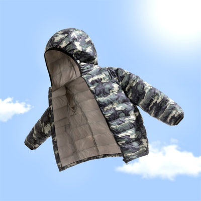 清仓！！儿童轻薄白鸭绒羽绒服