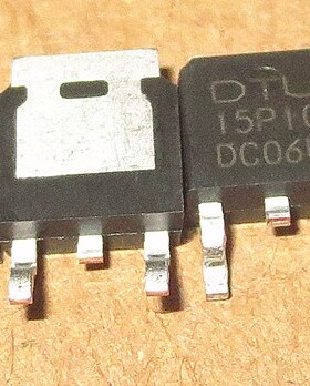 可直拍 DTU15P10 TO-252 100V 15A N沟道 MOS管 场效应 全新原装