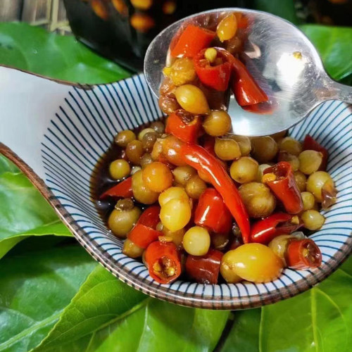 云南新鲜小根蒜野生团葱头腌制小苦蒜苦藠头薤白茭头泡菜咸菜500g - 封面