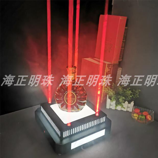 酒吧激光酒座led充电方形底座