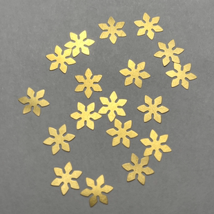 黄铜片 仿金 平脱 大漆漆器铜片镶嵌材料 非遗漆艺漆画材料 螺钿