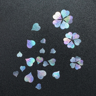 梅花瓣螺钿片白蝶贝夜光贝片珍珠母贝片大漆漆器漆画漆艺镶嵌材料