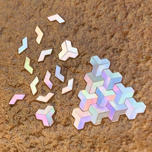 锁子纹螺钿片美甲螺钿夜光贝白蝶贝大漆漆器漆画漆艺镶嵌材料首饰