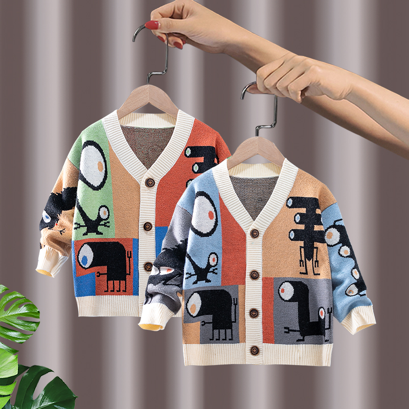 外套春秋针织开衫韩版