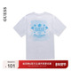 GUESS中性创意LOGO字母印花圆领短袖 T恤 MP2K9425K
