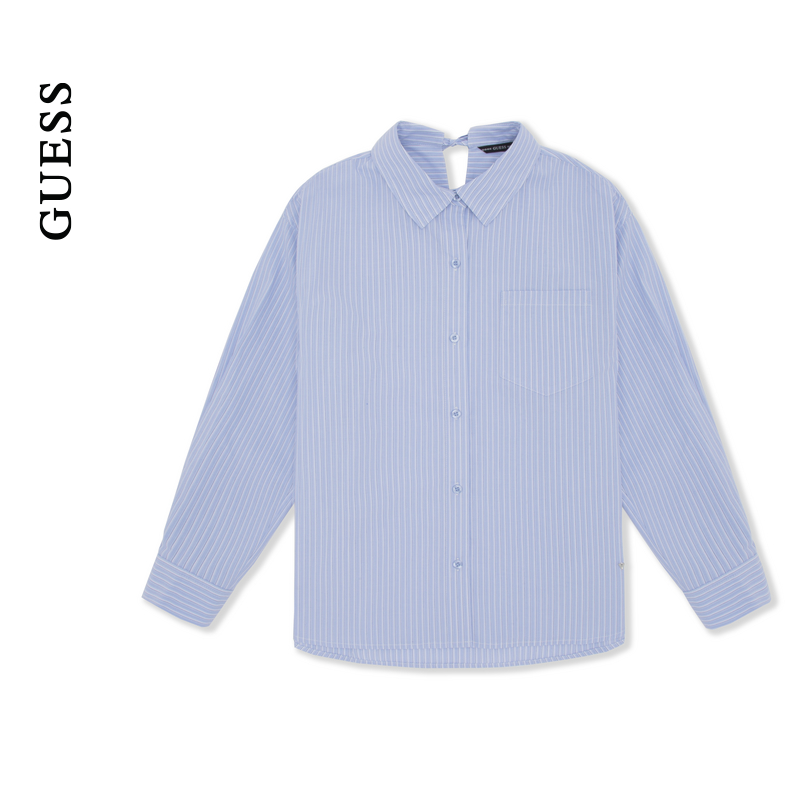 GUESS温柔学院风百搭纯棉衬衫