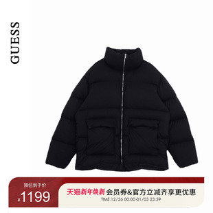 MP4W5890 大口袋拉链立领绗缝面包羽绒服 GUESS25年新款 秋冬男士