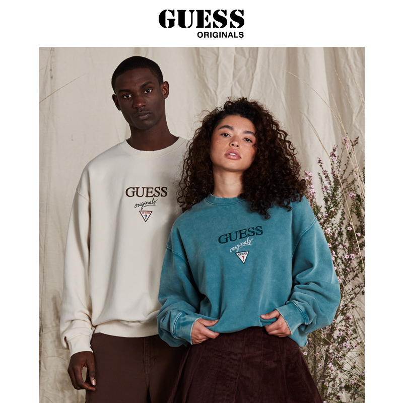 GUESSOriginals复古套头卫衣