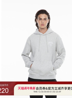 GUESS男士休闲百搭图案logo连帽卫衣-MO4K9431K