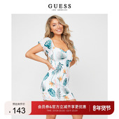 GUESS款 女士度假风收腰显瘦高级感气质连衣裙Q1YK18R4VU0