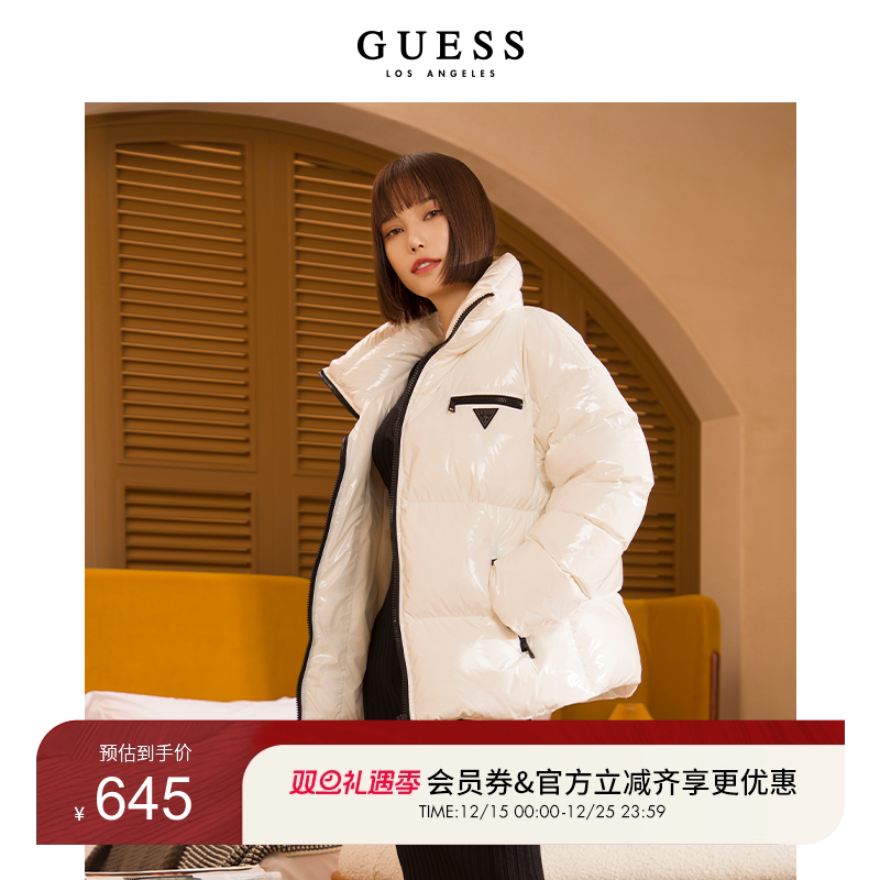 GUESS女士小众半高领舒适