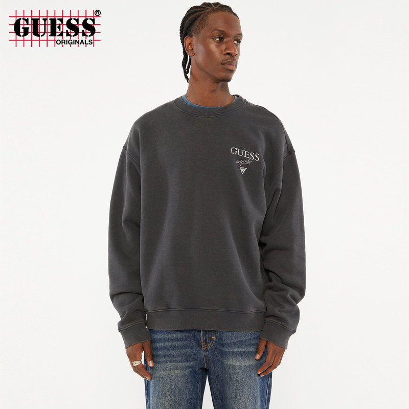 GUESSOriginals百搭经典圆领卫衣
