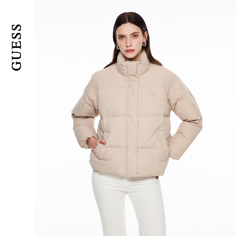 GUESS女士立领短款保暖面包服