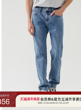 GUESS男士美式通勤日常百搭经典牛仔长裤-MP1D9060