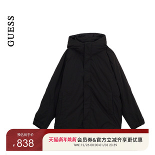 MP4W5892 简约口袋外套连帽夹克羽绒服 GUESS25年新款 秋冬男士