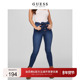 显瘦水洗高腰牛仔长裤 GUESS新夏女士美式 复古时尚 Q1PA09D3N00