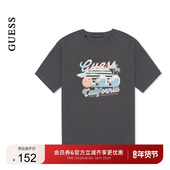GUESS中性百搭日常运动休闲印花短袖 T恤 NP2K5493