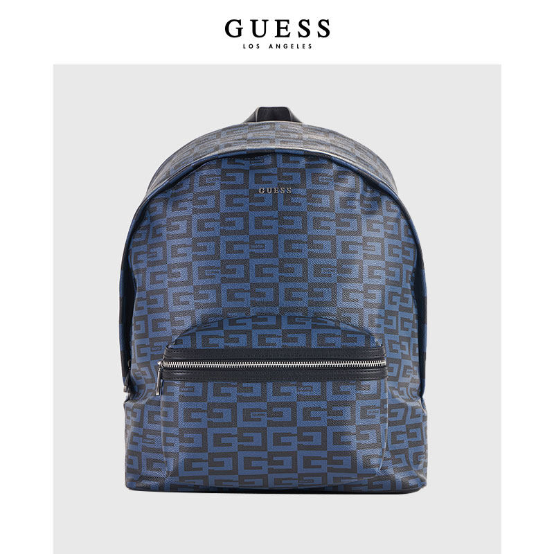 GUESS 男士字母LOGO印花拉链双肩包HMESCGP2310