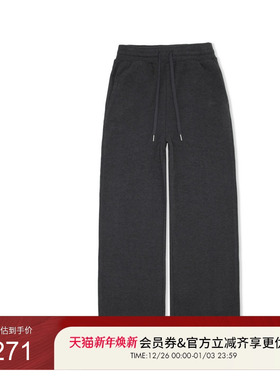 GUESS女士舒适休闲抽绳百搭阔腿休闲长裤-YO3K1196