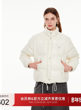 GUESS女士两穿可拆卸袖口保暖羽绒服-W4PL3YW55R0