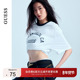 GUESS男女同款 MO2K9435K T恤 美式 复古撞色百搭短袖