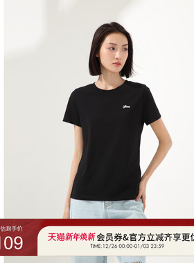 GUESS情侣款多色百搭小logo纯色短袖T恤-YO2K9486