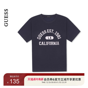 MP2K9423 T恤 GUESS中性经典 logo百搭青春纯色短袖