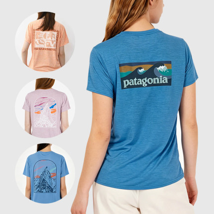 26款Patagonia Capilene巴塔C1春夏女士短袖速干T恤45485 45489