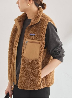 25新款 Patagonia Retro-X Vest巴塔女士抓绒马甲保暖背心23084