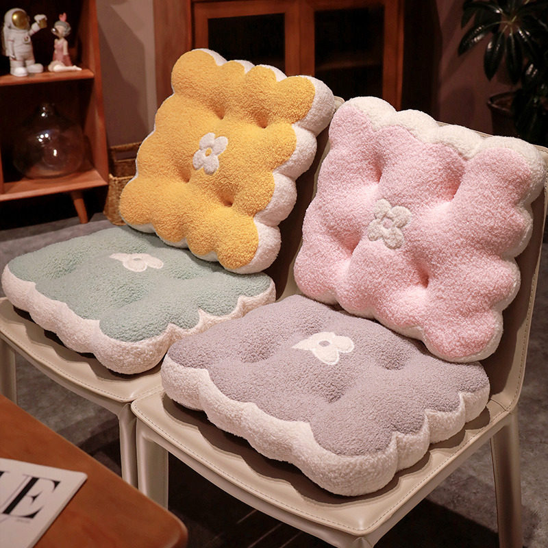 椅子坐垫办公室久坐凳子垫子学生教室座垫方靠垫加厚冬季屁股椅垫