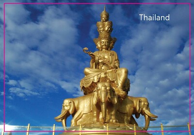 家居饰品泰国皇家四面佛创意旅游礼品磁贴冰箱贴5376十元以下创意