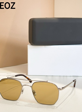 VEHL Bowie VS323双横梁休闲飞行员方形墨镜金属太阳眼镜男女款
