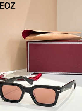 jmm CASABLANCAI 复古粗框窄款长方形男女墨镜板材中小脸太阳眼镜