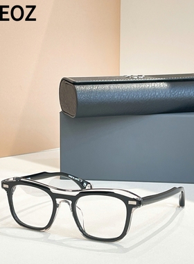 中小脸bk设计师潮OWINGS 复古板材方形光学眼镜框近视镜框男女款