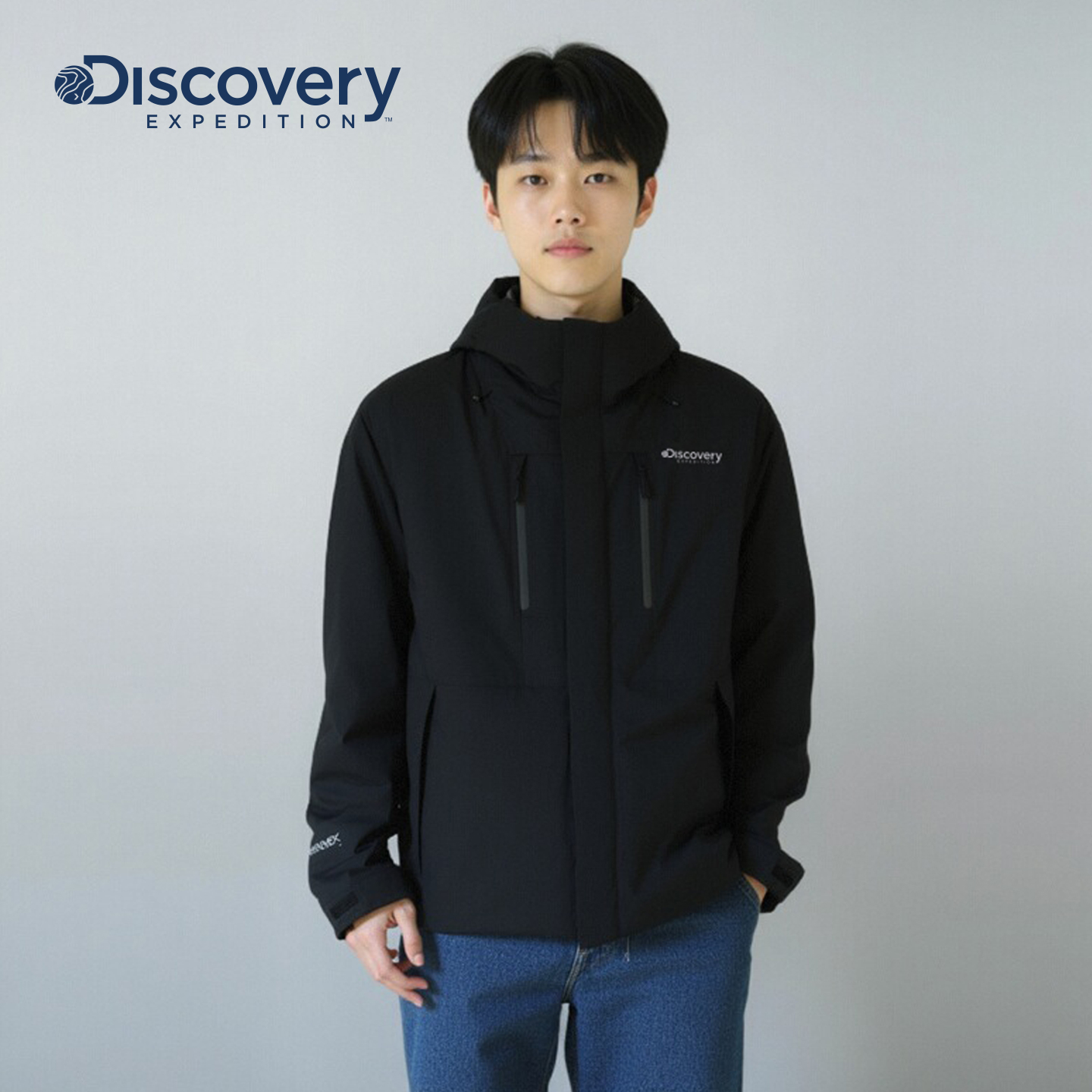 Discovery探索户外运动80鹅绒加厚羽绒服防寒保暖外套男25冬新品