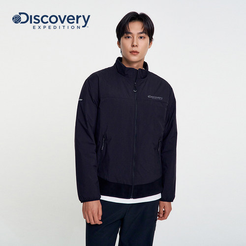 Discovery探索秋冬户外运动棉服新雪丽保暖棉夹克长袖外套男