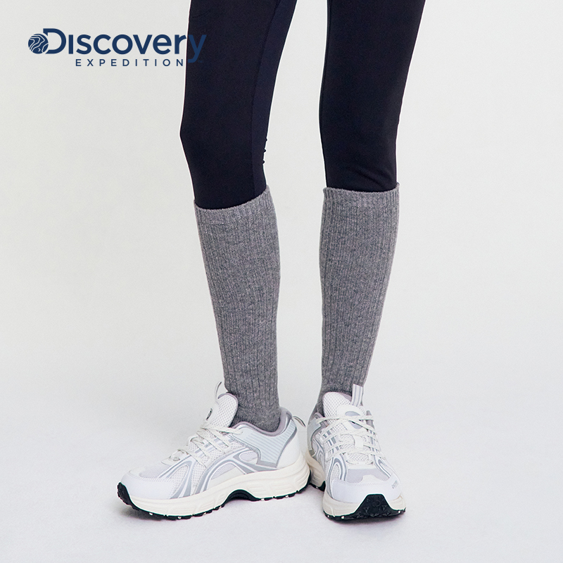 Discovery探索秋冬户外运动山系露营个性多色保暖舒适运动袜