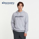 Discovery探索户外字母运动卫衣休闲套头帽衫 简约训练服外套情侣