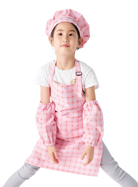 定做小孩幼儿园美术无袖广告围裙