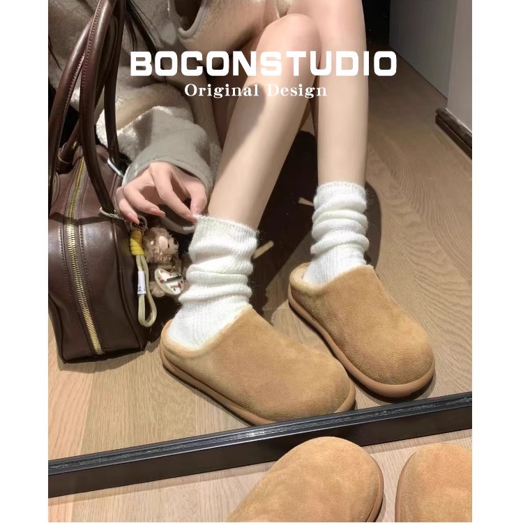 牛皮版小土豆勃肯鞋加绒