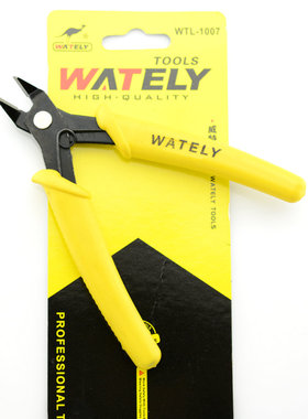 威特力 125mm电子斜咀钳 5寸迷你电子钳 电子剪