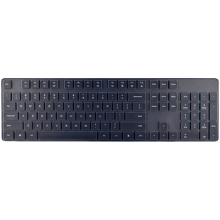 适用MI小米WXJS01YM无线键盘膜二代2保护贴膜台式机黑色防尘套罩垫柔软硅胶透明按键膜键位膜WXJS02YM