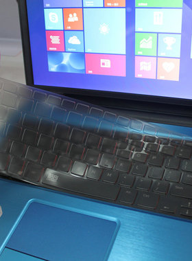 戴尔灵越17.3寸5721键位膜7720 KM714笔记本电脑键盘膜Xps17 L702X保护贴膜17R防尘膜5737按键膜5737 KM713